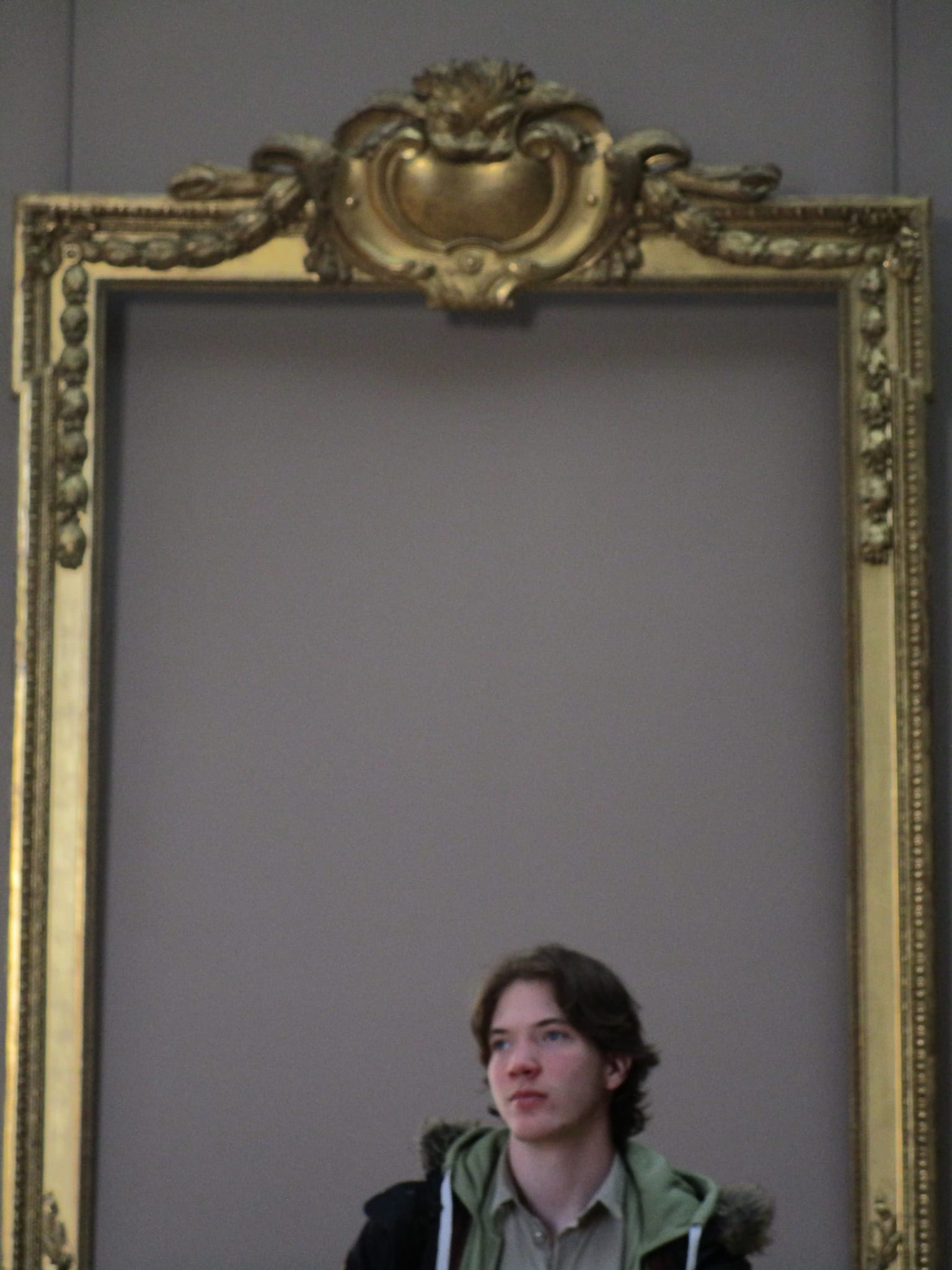 Photo au Musée du Louvre.