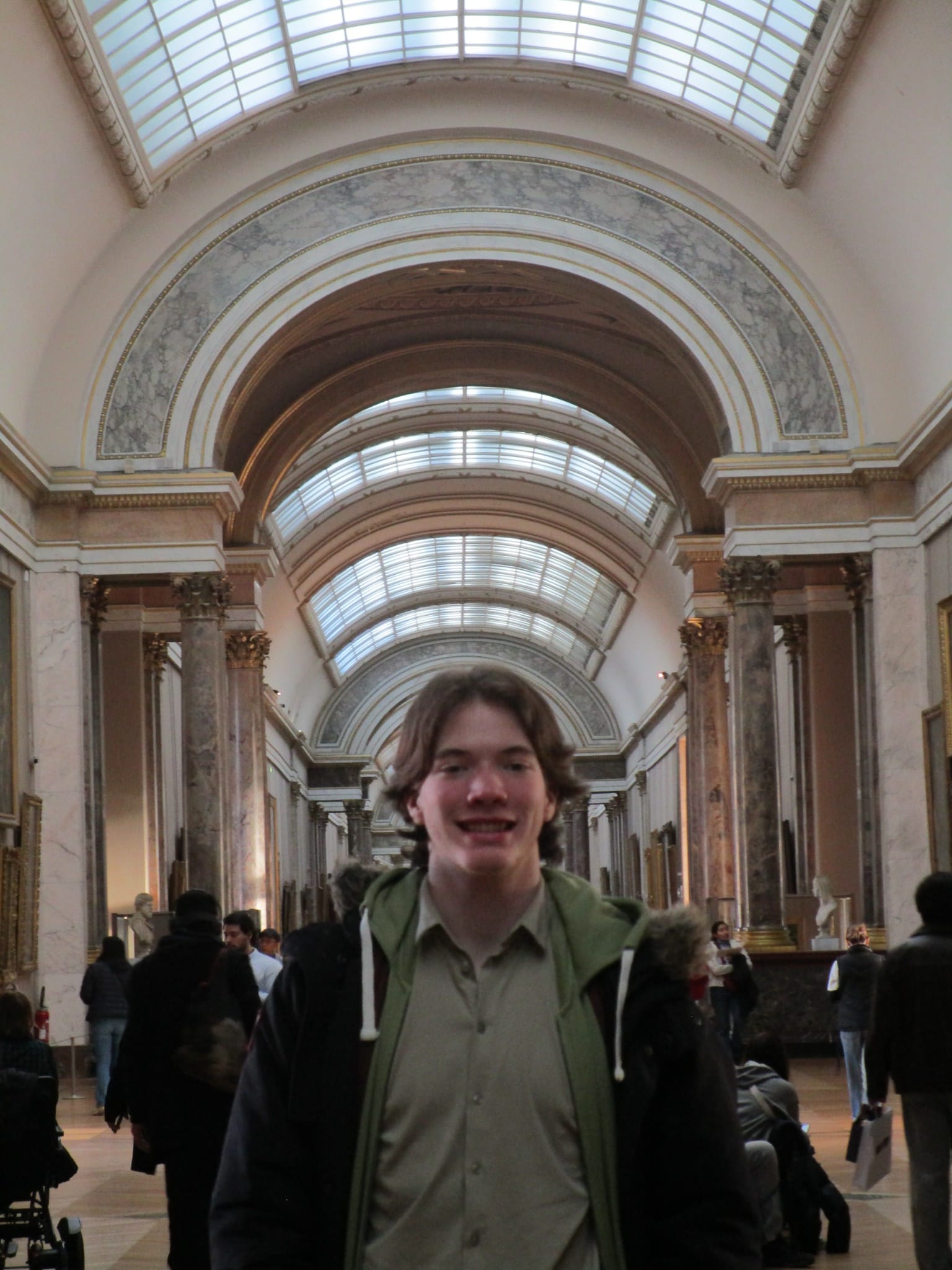 Photo au Musée du Louvre.